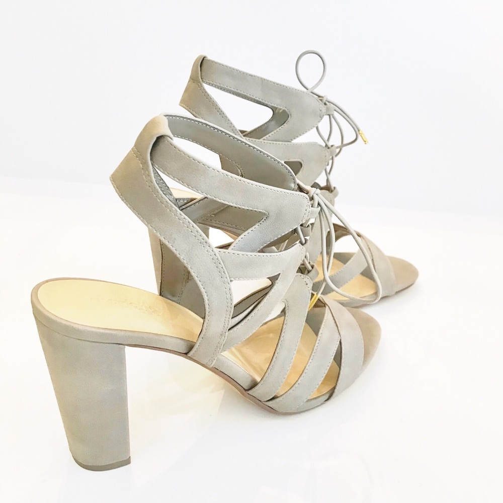 GLADIATOR STYLE BLOCK HEEL SANDAL